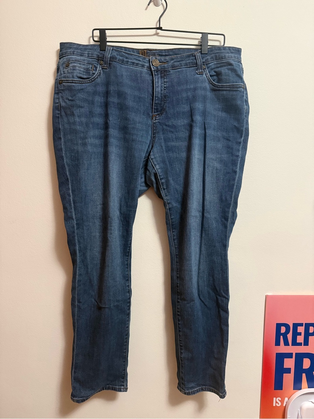 Kut from the Kloth Dark Blue Straight Leg Women’s Jeans